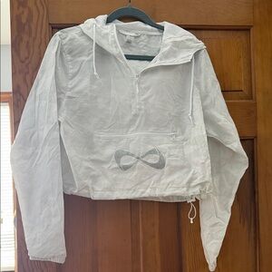 Infinity  White Mesh-Lined Jacket